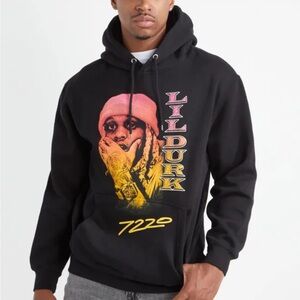 Black Graphic Hoodie | Size Large | 100% Cotton | Like New